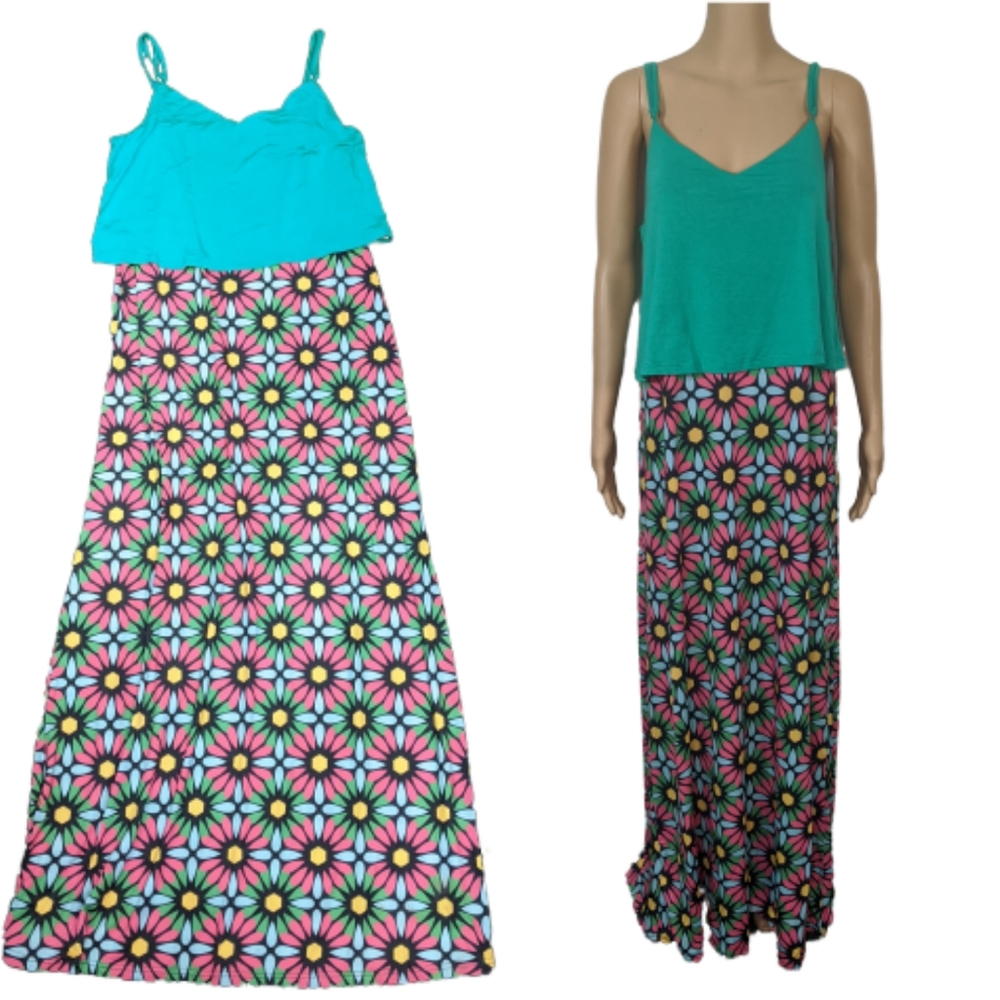 Floral Maxi Dress Vera Fishbaugh VFish